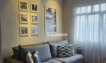 Apartamento com 2 dormitórios à venda, 69 m² por r$ 520.000 - ponta da praia - santos/sp