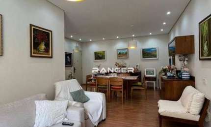 Apartamento com 3 dormitórios à venda, 113 m² por R$ 1.100.000,00 - Gonzaga - Santos/SP