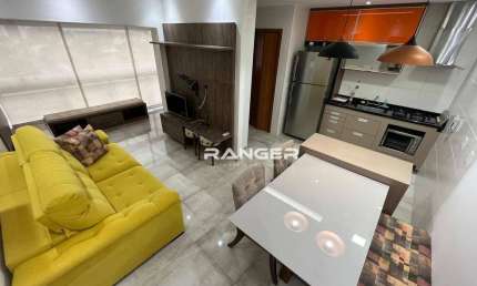 Apartamento mobiliado 1 dormitório em Santos Boqueirão