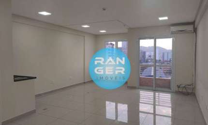 Sala comercial com 1 sala para alugar na Avenida Senador Feijó, 686, Vila Mathias, Santos