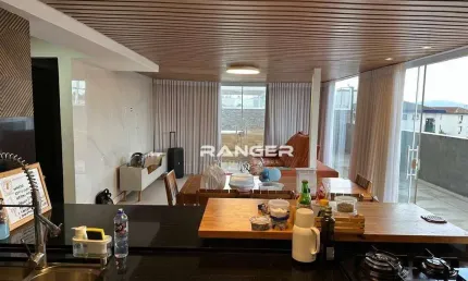 Apartamento garden com 2 dormitórios e 1 suíte no bairro estuário em santos