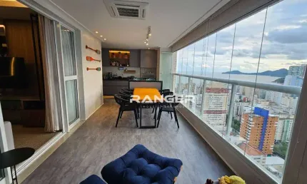 Apartamento com 3 dormitórios e 3 suítes no bairro do Gonzaga em Santos