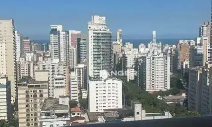 Apartamento com 2 dormitórios para alugar, 65 m² por R$ 6.900,00/mês - Boqueirão - Santos/SP