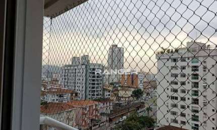 Apartamento com 2 dormitórios para alugar, 58 m² por R$ 4.500,00/mês - Pompéia - Santos/SP