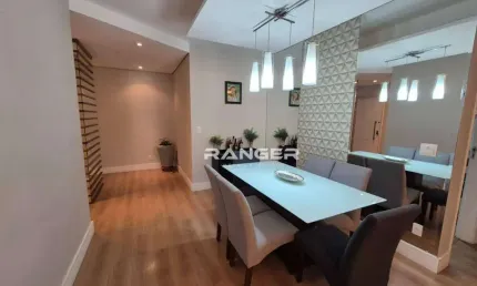 Apartamento com 3 dormitórios à venda, 104 m² por r$ 690.000,00 - marapé - santos/sp