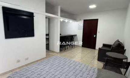 Apartamento com 1 dormitório à venda, 36 m² por R$ 280.000,00 - Centro - São Vicente/SP
