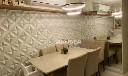 Apartamento com 3 dormitórios à venda, 84 m² por R$ 850.000,00 - Marapé - Santos/SP