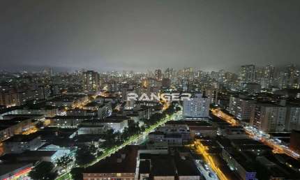 Apartamento com 2 dormitórios para alugar, 63 m² por R$ 4.700,00/mês - Marapé - Santos/SP