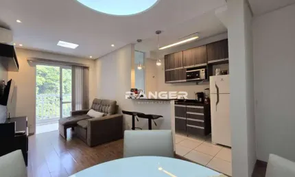 Apartamento todo mobiliado, com 2 dormitórios para alugar por R$ 4.700/mês - Marapé - Santos/SP