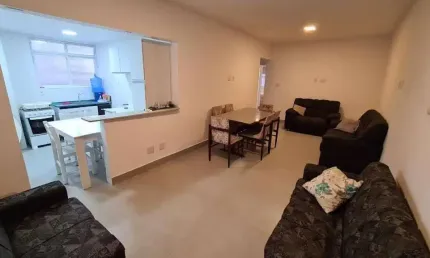 Apartamento com 3 dormitórios para alugar, 105 m² por R$ 5.000,00 - Gonzaga - Santos/SP