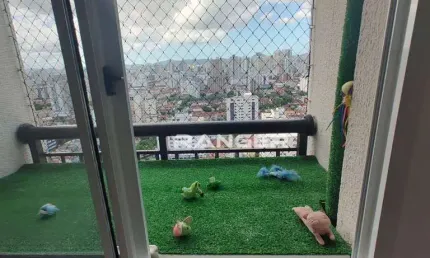 Apartamento com 2 dormitórios à venda, 64 m² por r$ 1.435.000,00 - marapé - santos/sp