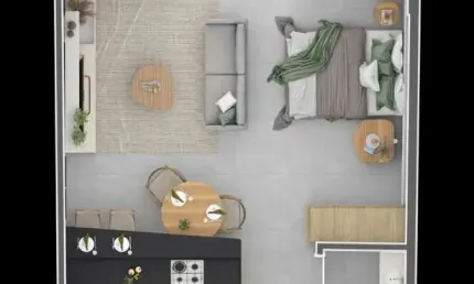 Apartamento para Venda em Florianópolis, Monte Verde, 1 dormitório, 1 banheiro, 1 vaga