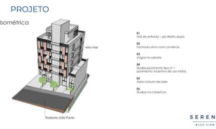 Apartamento para Venda em Florianópolis, João Paulo, 1 dormitório, 1 banheiro