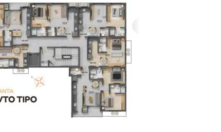 Apartamento com 1 quarto à venda na Rua Jaú Guedes da Fonseca, 369, Coqueiros, Florianópolis