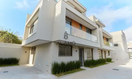 Casa em condomínio fechado com 3 quartos à venda na rua manoel de souza dias negrão, 318, boa vista, curitiba, 136 m2 por r$ 1.000.000