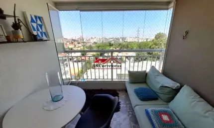 Apartamento à venda em São Paulo-SP, bairro Cidade São Francisco: 2 quartos, 1 suíte, 2 salas, 3 banheiros, 2 vagas, 72m².