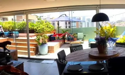 Cobertura de alto padrão em são paulo-sp, 3 quartos, 3 suítes, 2 salas, 5 banheiros, 3 vagas de garagem, 234m² na cidade são francisco.