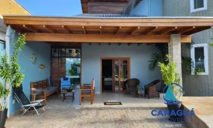 Sobrado com 5 quartos, 4 suítes, bairro central, excelente acabamento, caraguatatuba - sp