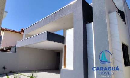 Casa nova e moderna, Pontal Santa Marina, Caraguatatuba, 3 dormitórios, 1 suíte