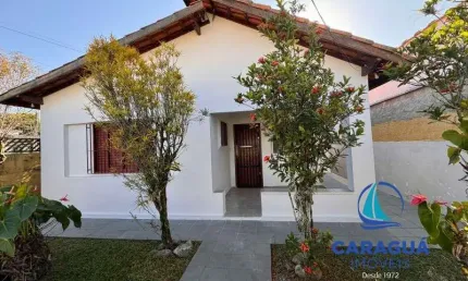 Casa Mobiliada, dois dormitórios, residencial para venda no bairro do Indaiá, em Caraguatatuba