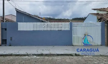 Linda casa, 3 dormitórios,  no estrela d´alva - caraguatatuba - sp