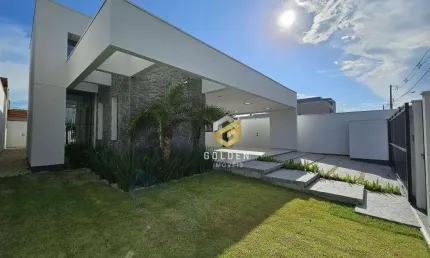 Casa alto padrão com 4 dormitórios à venda, 166 m² por r$ 1.600.000 - bosque da mata - tijucas/sc
