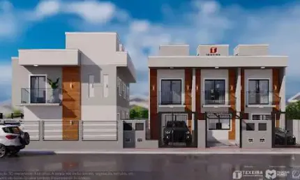 Sobrado com 2 dormitórios à venda, 69 m² por r$ 403.000,00 - areais  - tijucas/sc