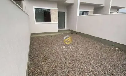 Casa com 2 dormitórios à venda, 55 m² por r$ 135.000,00 - bairro joaia - tijucas/sc