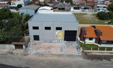 Galpão para alugar, 440 m² por r$ 9.500,00/mês - centro - tijucas/sc