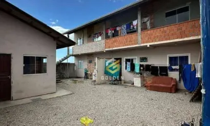Kitnet com 1 dormitório à venda, 180 m² por r$ 500.000,00 - praça - tijucas/sc
