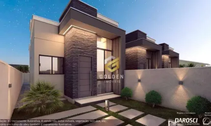 Casa com 2 dormitórios à venda, 54 m² por r$ 449.000,00 - joaia loteamento flora e flora - tijucas/sc