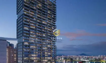 Studio com 1 dormitório à venda, 42 m² por r$ 613.914, perfeito para investimento e renda passiva - centro - itajaí/sc