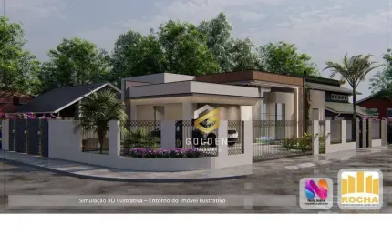 Casa com 3 dormitórios à venda, 157 m² por r$ 1.700.000,00 - bosque da mata - tijucas/sc