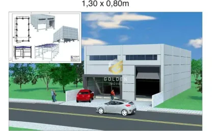 Galpão, 339 m² - venda por r$ 1.450.000,00 ou aluguel por r$ 8.500,00/mês - areias - tijucas/sc