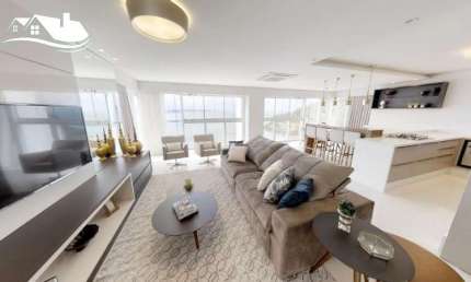 Apartamento frente mar mobiliado, equipado e decorado alto padrão no Centro de Balneário Camboriú