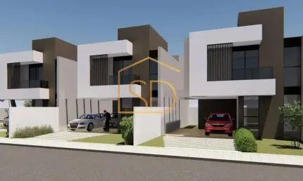 Maravilhoso Sobrado Novo, 122,21m², à venda em São José dos Pinhais, Parque da Fonte