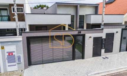 Maravilhosas Casas Novas com 3 quartos 1 suíte com 135m², à venda em São José dos Pinhais, Aristocrata