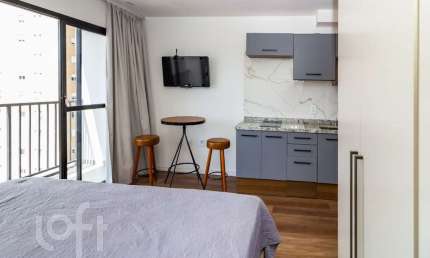 Apartamento com 1 quarto à venda na Rua Francisco de Melo Palheta, 165, Barra Funda, São Paulo por R$ 425.600