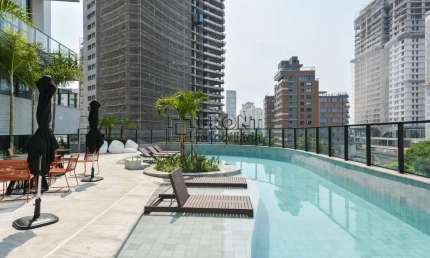 Apartamento com 1 quarto à venda na Avenida Açocê, 50, Indianópolis, São Paulo por R$ 1.400.000