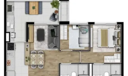 Apartamento com 2 quartos à venda na Avenida Jorge João Saad, 145, Vila Progredior, São Paulo por R$ 840.000