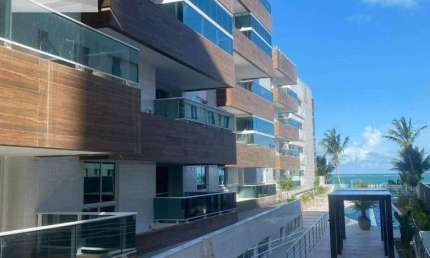 Apartamento pé na areia com 2 dormitórios à venda, 71 m² por R$ 934.500 - Ponta de Campina - Cabedelo/PB