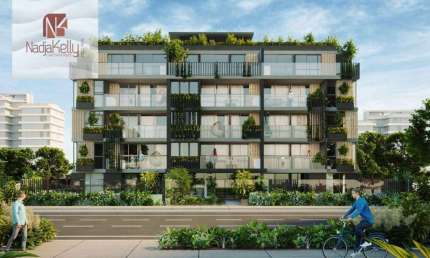 Apartamento beira mar com 2 dormitórios à venda, 66 m² por R$ 895.756 - Intermares - Cabedelo/PB