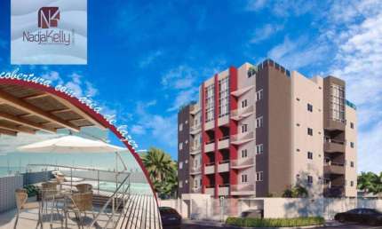 Cobertura Duplex de 100m² com 3 quartos e com área priv. a 200m.da Praia a venda por R$ 1.075.760 - Ponta de Campina - Cabedelo/PB