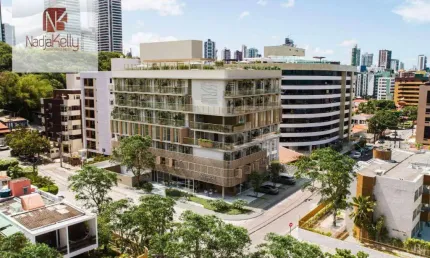 Flat com 1 dormitório à venda, 59 m² por R$ 759.900,00 - Cabo Branco - João Pessoa/PB
