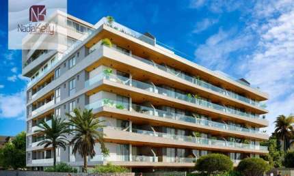 Apartamento beira mar com 3 dormitórios à venda, 74 m² por R$ 840.660 - Poço - Cabedelo/PB