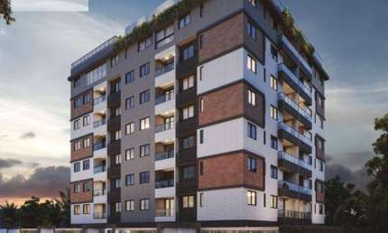Apartamento de 77m² com 3 quartos e a 144m. do mar a venda por R$ 530.000 - Poço - Cabedelo/PB