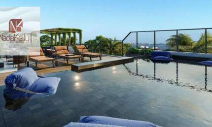Flat com 1 dormitório à venda, 18 m² por R$ 415.635 - Cabo Branco - João Pessoa/PB