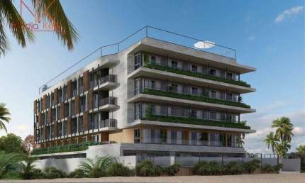 Flat Pé na areia com 27m²  a venda por R$ 510.089 - Jardim Oceania - João Pessoa/PB