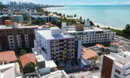 Flat com 1 dormitório à venda, 37 m² por R$ 489.000 - Cabo Branco - João Pessoa/PB