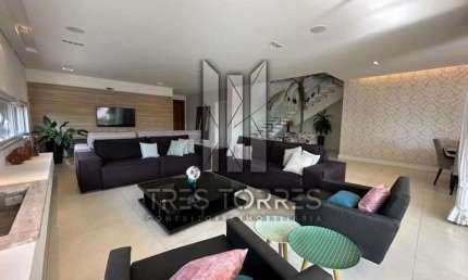 Casa em condomínio fechado com 5 quartos para alugar na Avenida Gêmini, Alphaville, Santana de Parnaíba, 450 m2 por R$ 29.000